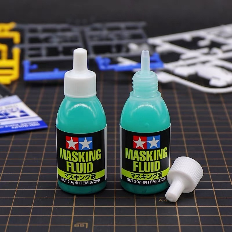 Tamiya Model Paint Set - Tamiya 87229 Water-Based Masking Liquid 20g