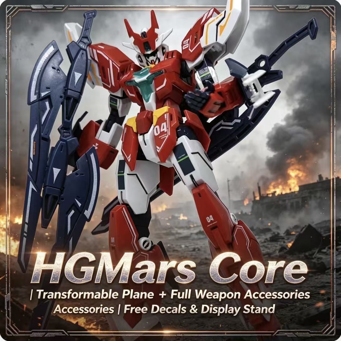 Bandai Model Gundam Hg - 008A HG 1/144 Mars Core Warrior