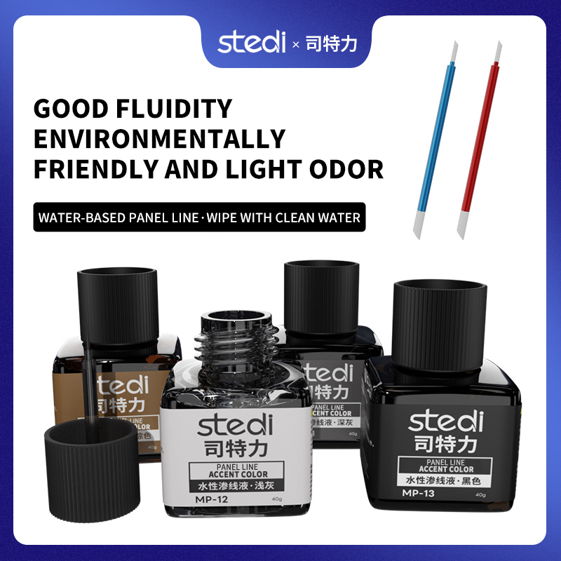 Stedi Water-Based Panel Line R - Tamiya Model Paint Set recension och pris