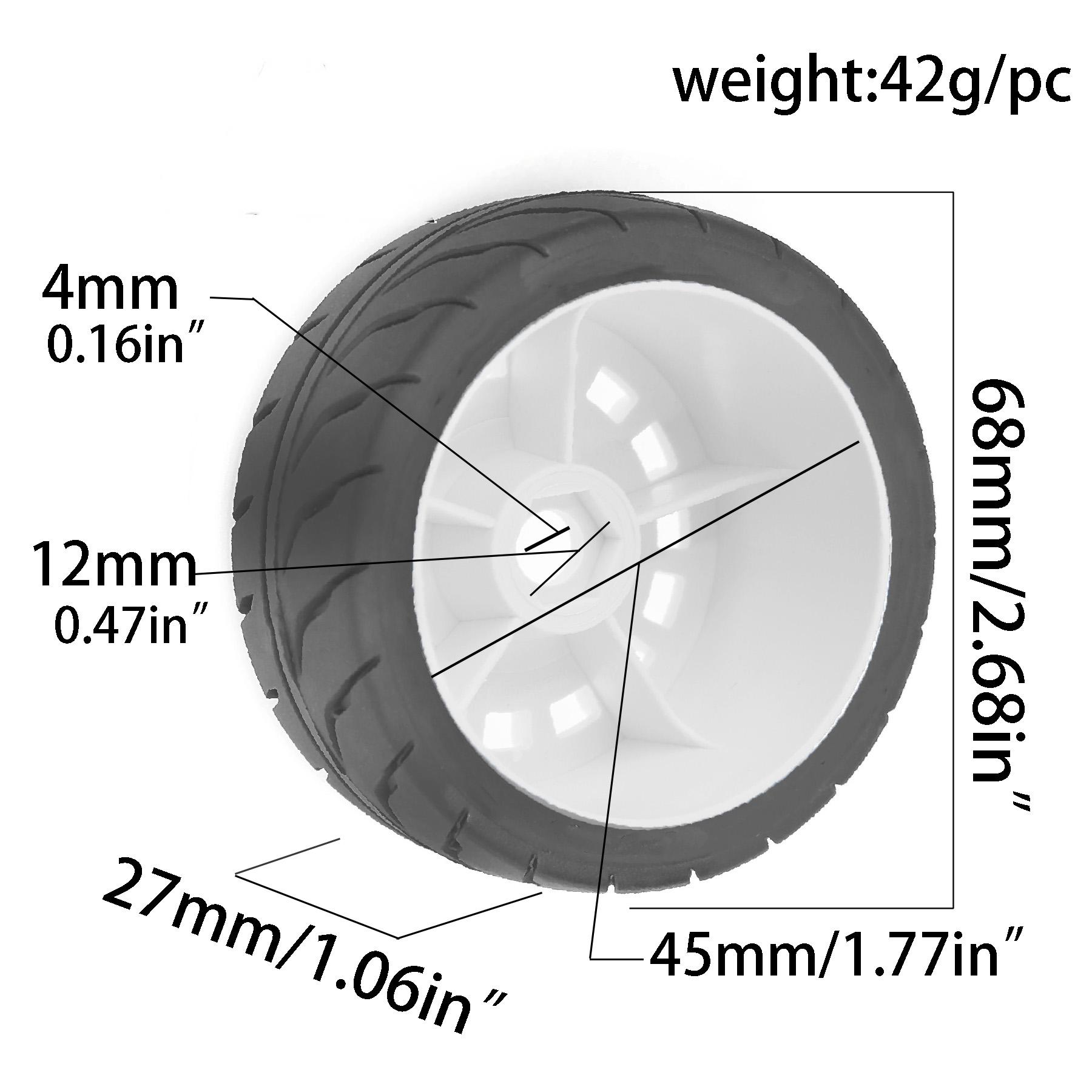 1/10 RC On Road Touring Tires  - Tamiya Model Rc Car recension och pris