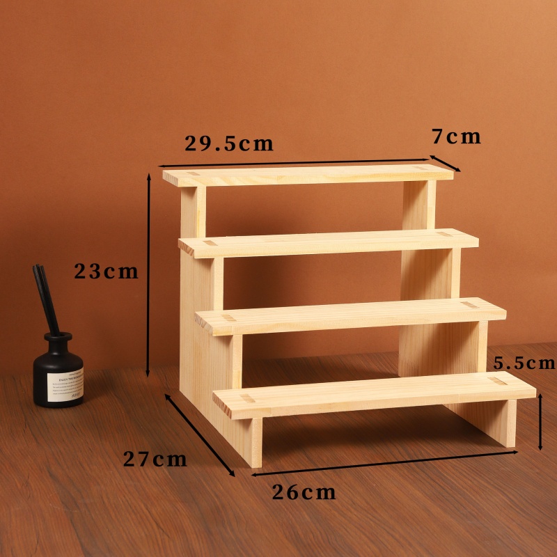 Wood Display Riser Wood Displa - Display Risers Set recension och pris