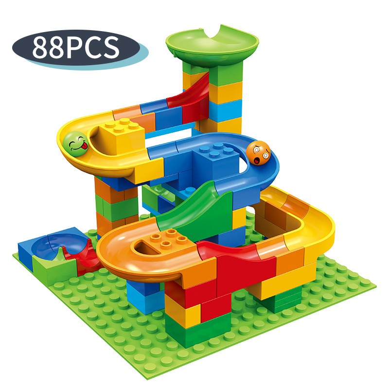 84-504PCS Marble Race Run Bloc - Lego Set Creator recension och pris