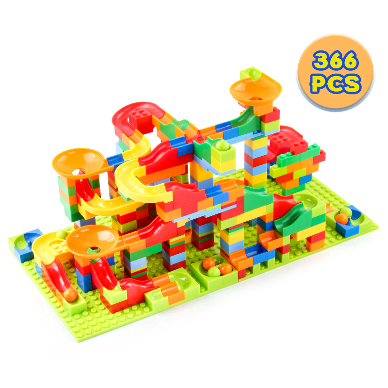 84-504PCS Marble Race Run Bloc - Lego Set Creator recension och pris