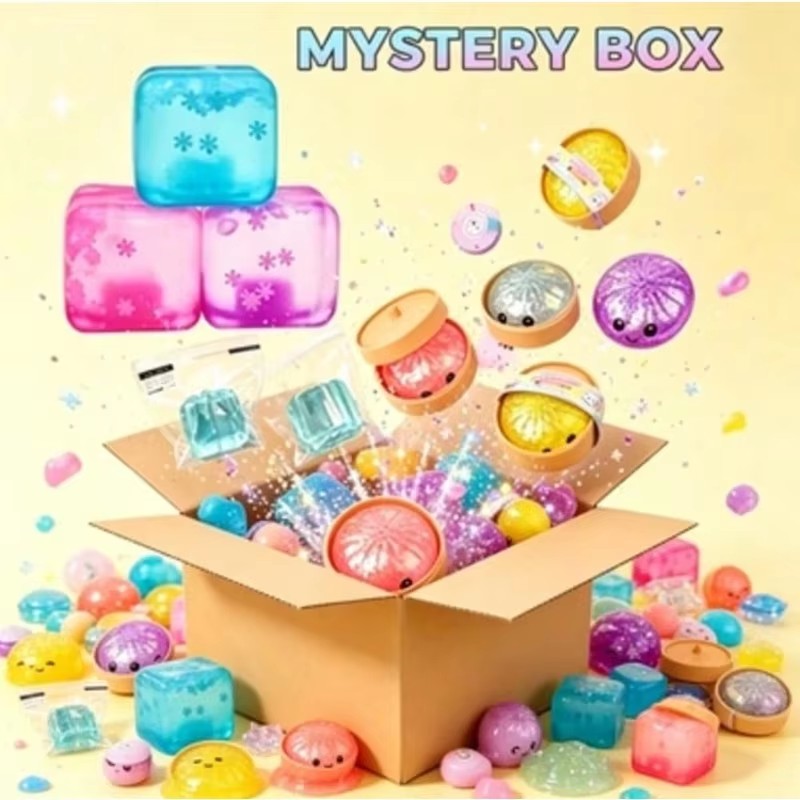 Sensory Squishy Blind Box Seri - Mystery Box Blind Bag recension och pris