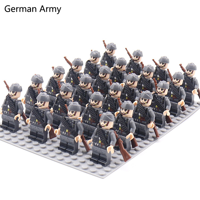 WW2 24pcs/Lot Military Soldier - Lego Set Creator recension och pris