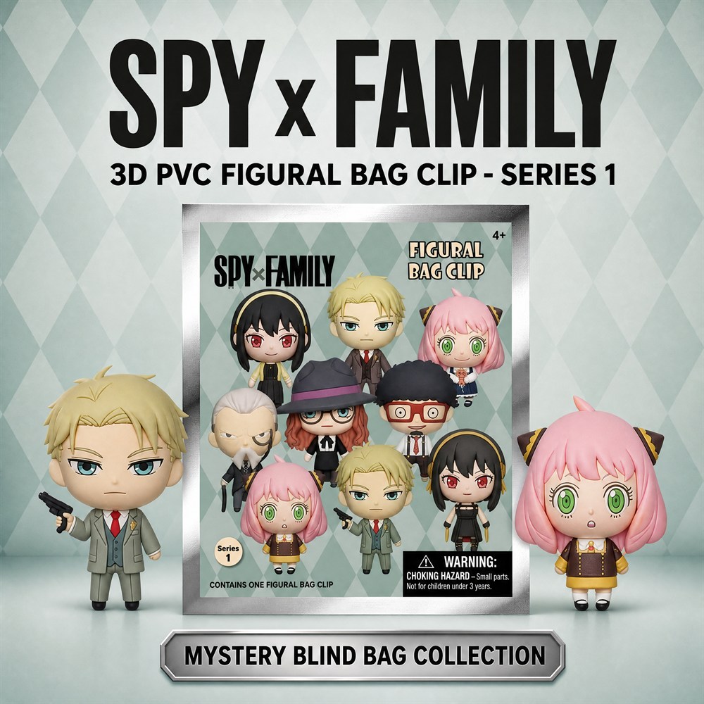 Spy x Family 3D PVC Bag Clip K - Mystery Box Blind Bag recension och pris