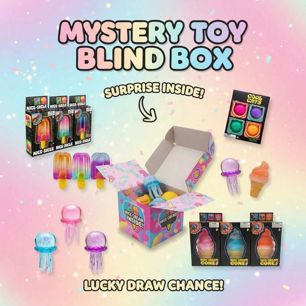 100+ Pieces Assorted Squishy F - Mystery Box Blind Bag recension och pris