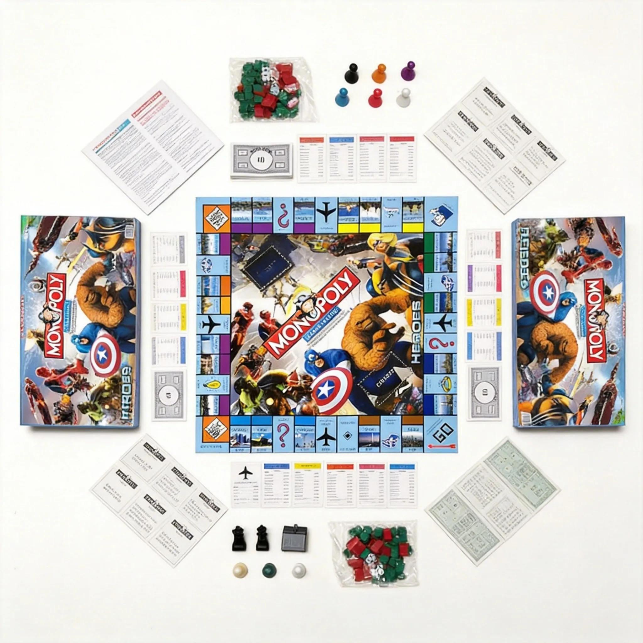 Marvel Heroes Monopoly Global  - Hasbro Game Monopoly recension och pris