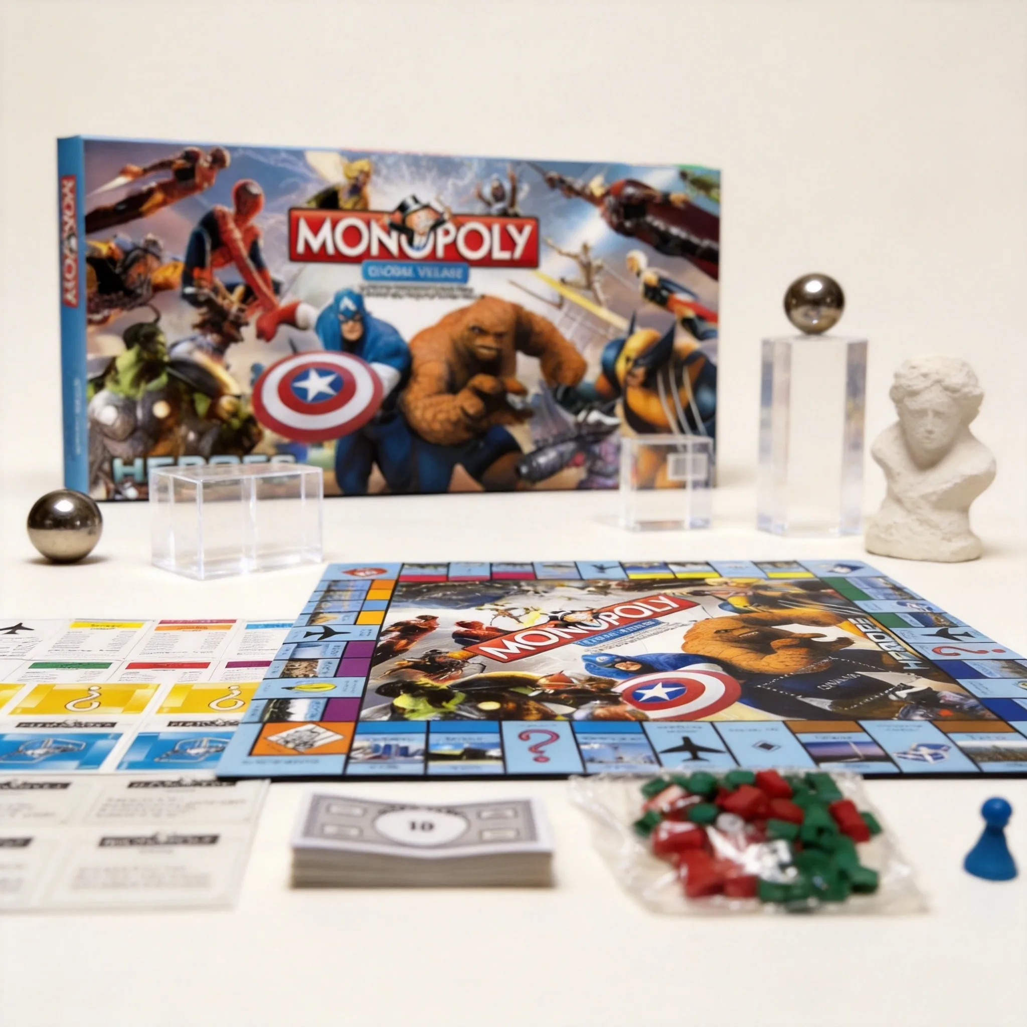 Marvel Heroes Monopoly Global  - Hasbro Game Monopoly recension och pris