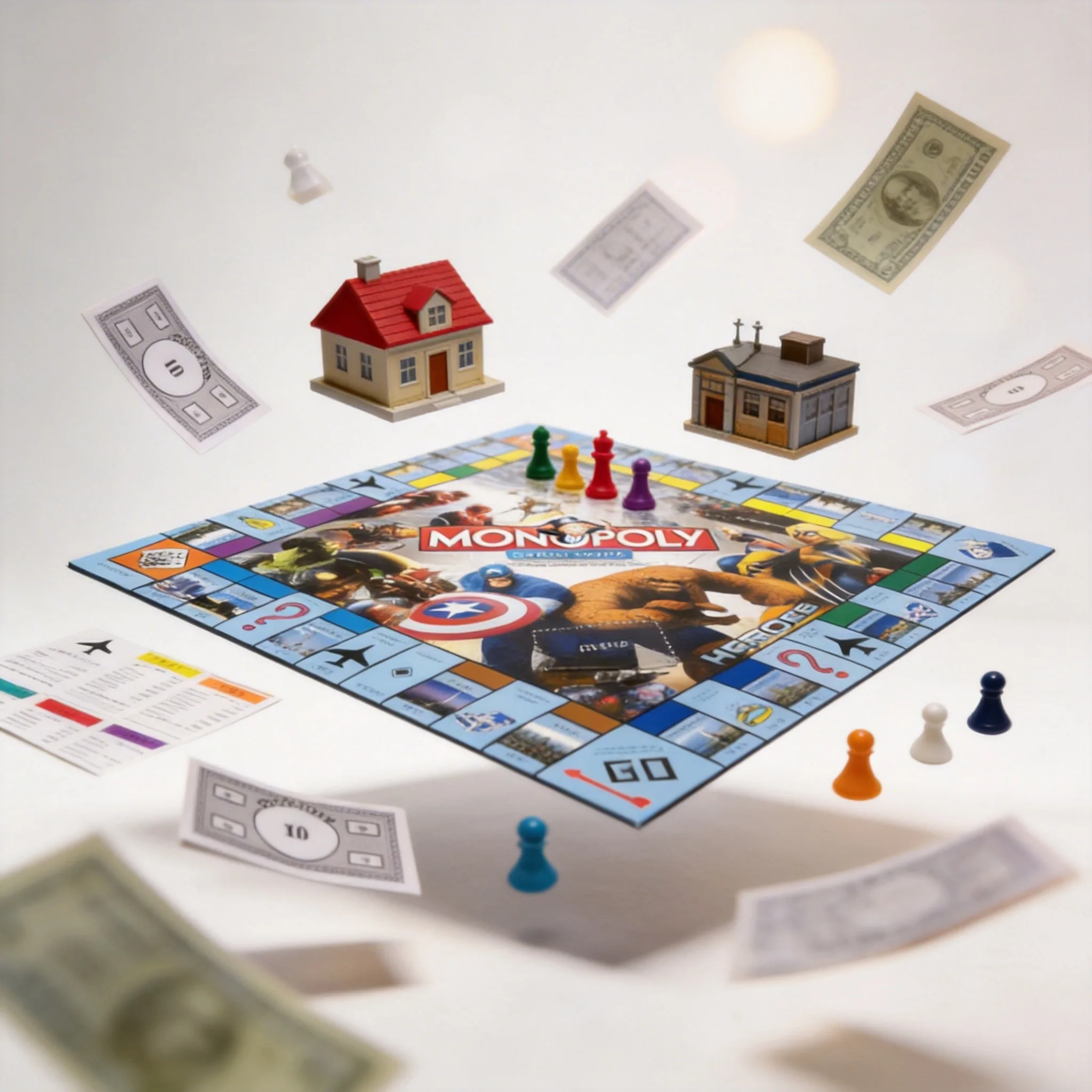Marvel Heroes Monopoly Global  - Hasbro Game Monopoly recension och pris