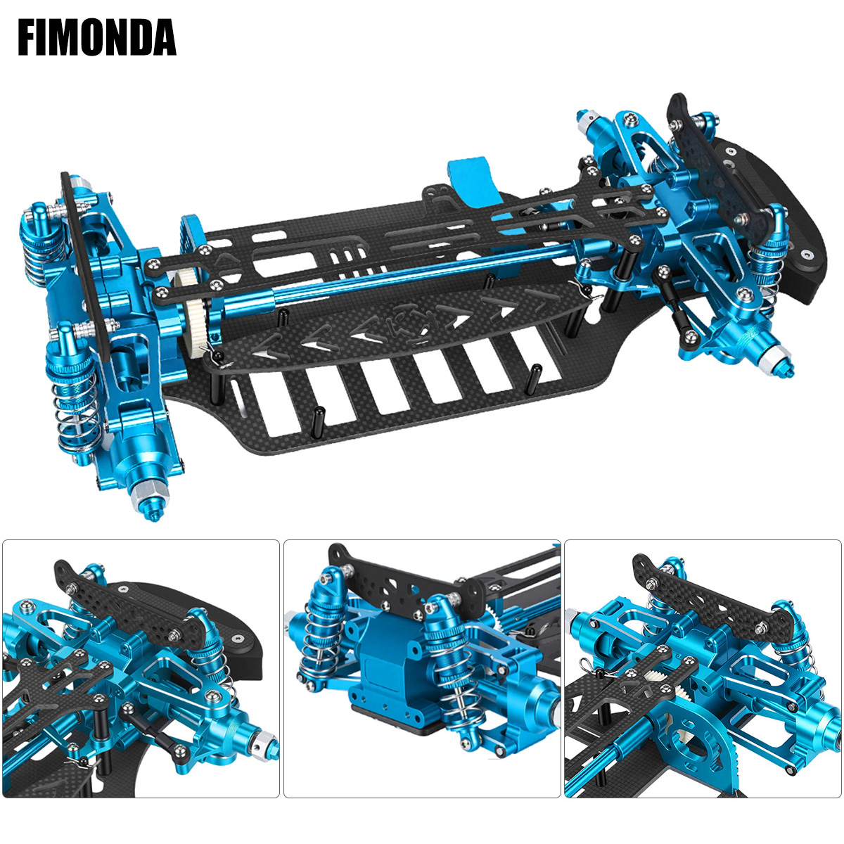 Aluminum & Carbon Fiber Frame  - Tamiya Model Rc Car recension och pris