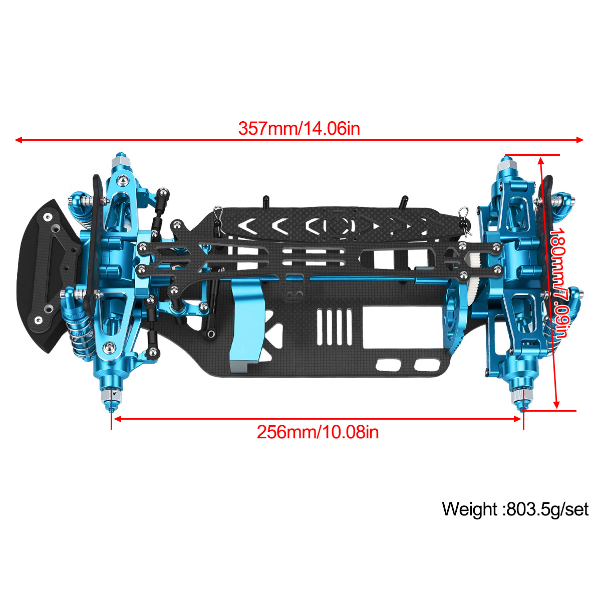 Aluminum & Carbon Fiber Frame  - Tamiya Model Rc Car recension och pris