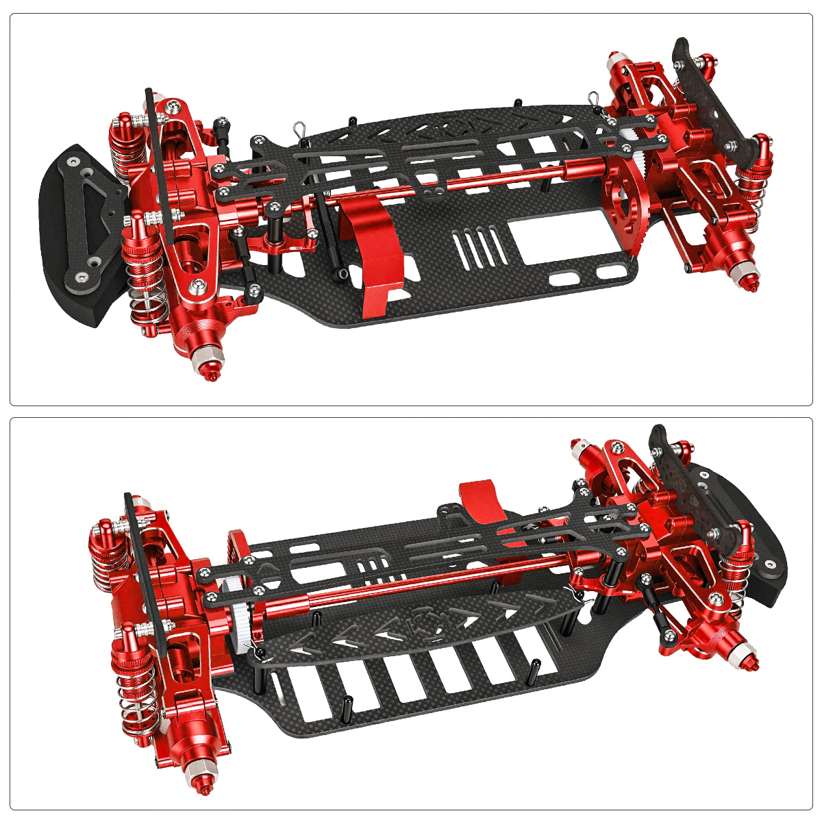 Aluminum & Carbon Fiber Frame  - Tamiya Model Rc Car recension och pris