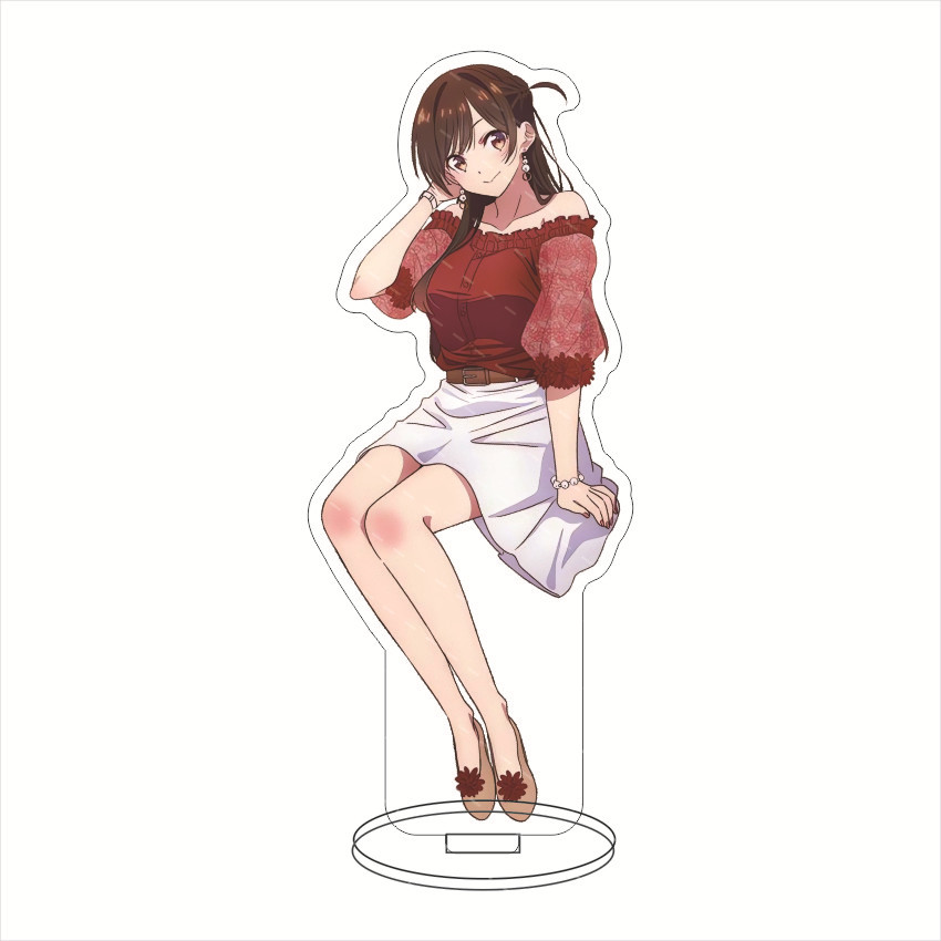 16CM Anime Figure Rent-A-Girlf - Figma Stand Set recension och pris