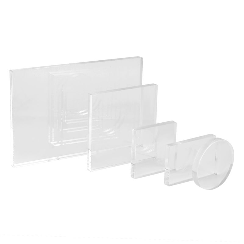 DT19 10Pc Clear Acrylic Stamp  - Display Risers Set recension och pris