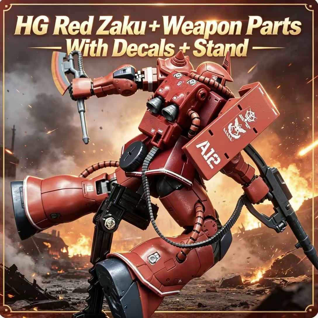 024HG Char's Custom Old Type R - Bandai Model Gundam Hg recension och pris