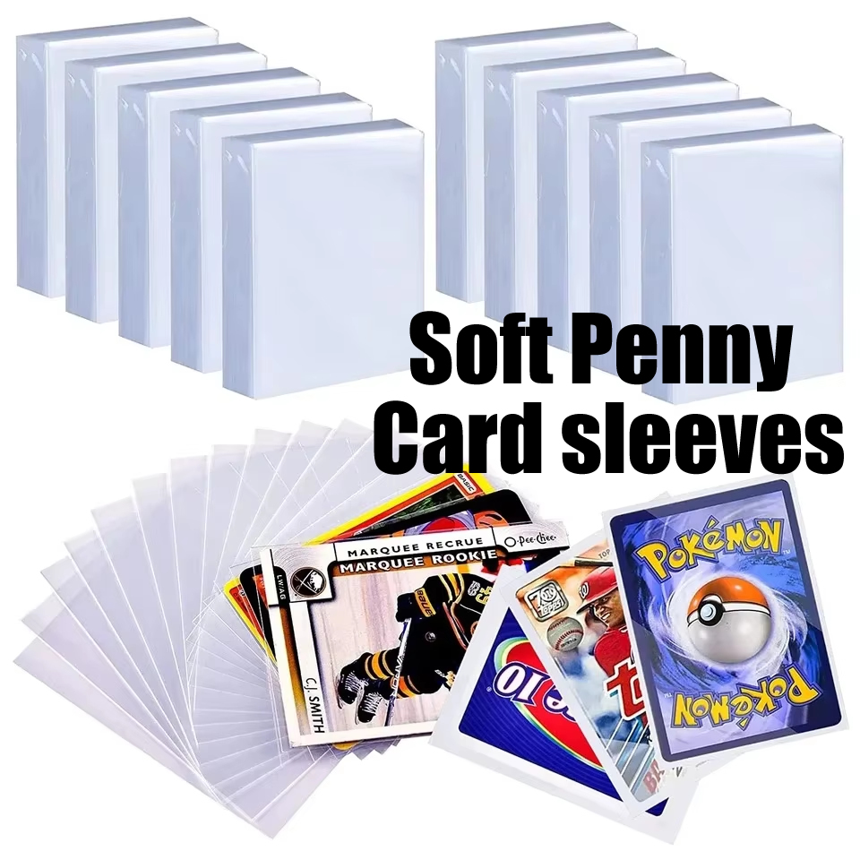 100-600pcs Card Sleeves Hard S - Card Penny Sleeve recension och pris