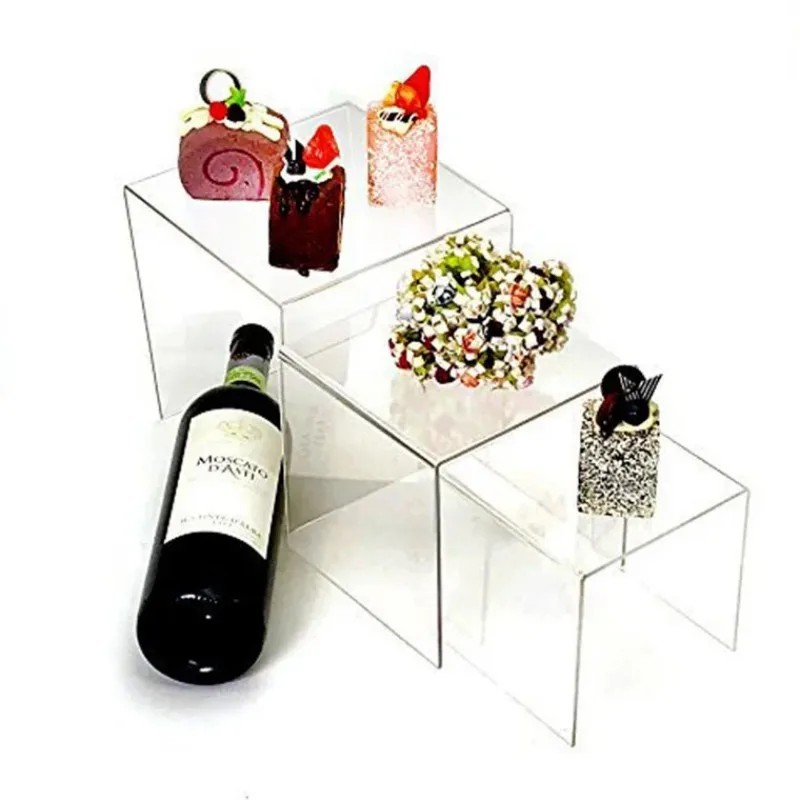 6pcs/Set Acrylic Display Stand - Display Risers Set recension och pris