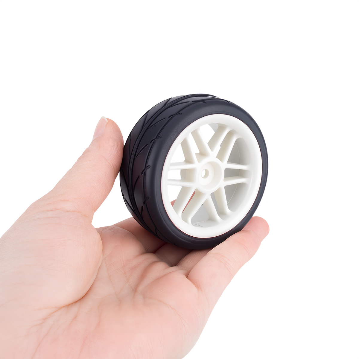Pre-Glued RC Wheels Tires Set  - Tamiya Model Rc Car recension och pris