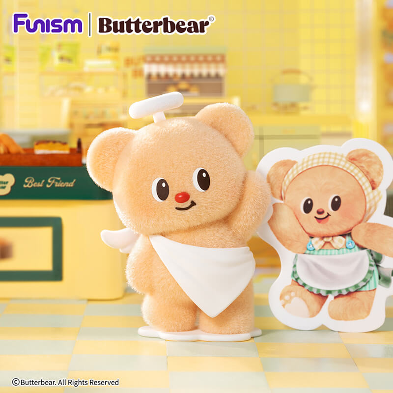 FUNISM Butterbear Happy Day Se - Vinyl Figure Blank recension och pris