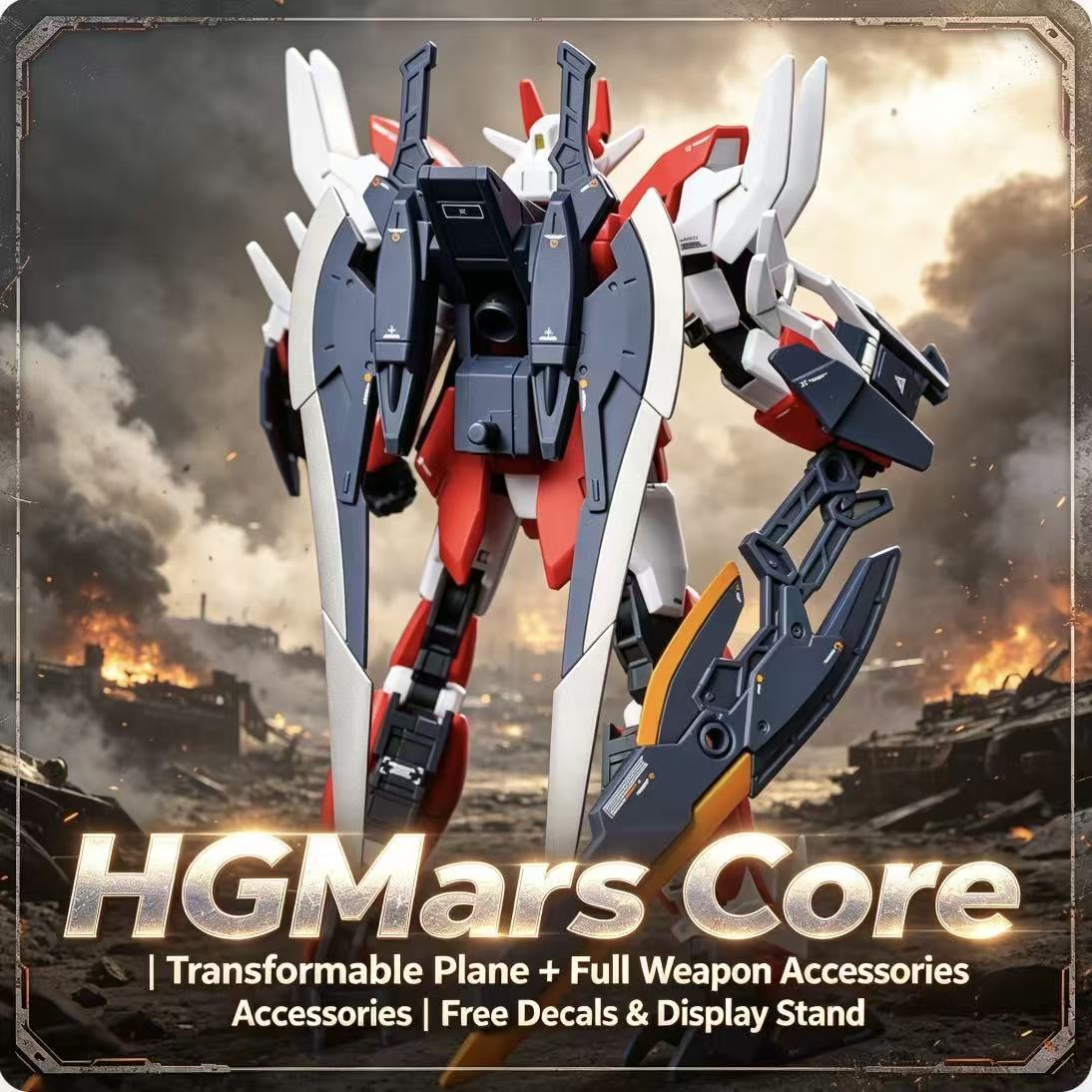 008A HG 1/144 Mars Core Warrio - Bandai Model Gundam Hg recension och pris