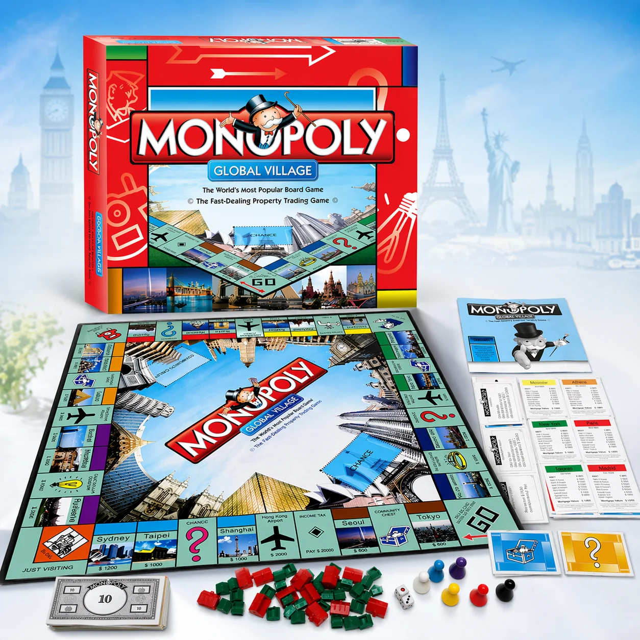 Premium MONOPOLY GLOBAL VILLAG - Hasbro Game Monopoly recension och pris